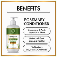 Nuerma Science 100% Natural Rosemary Shampoo 350ml  Conditioner Combo Pack for Hair Growth