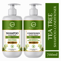 Nuerma Science 100% Natural Teatree Shampoo  Conditioner Combo Pack for Hair Growth, Dandruff