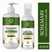 Nuerma Science 100% Natural Rosemary Oil Shampoo 350ml  Conditioner Combo Pack for Hair Growth