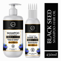 Nuerma Science Blackseed oil Shampoo 350ml Hair Oil 100ml Combo Pack for Hair Growth