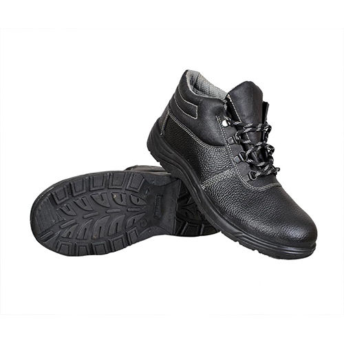 Black Safety Ankle Shoes