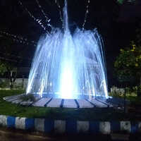 Crown Water Fountain - Stainless Steel, Electric Outdoor Fountain With Attractive Modern Design And Single Sensor Nozzle