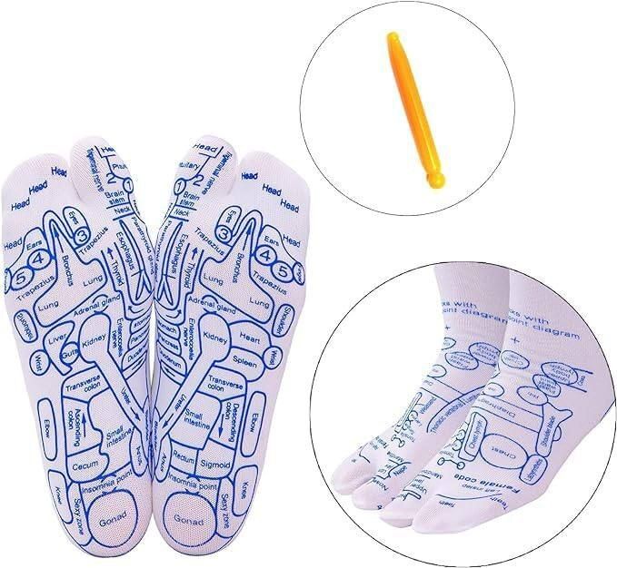 Acupressure Reflexology Socks With Stick