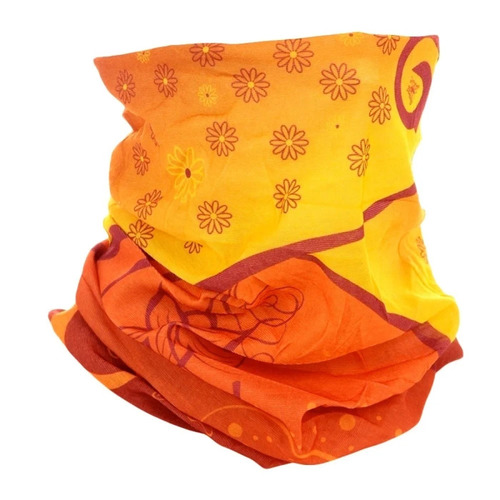 4FUN STD SCARF YELLOW FLOWER