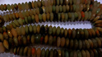 Natural Cat's Eye German cut Faceted 9 to 14mm Beads Sold Per Strand 8'' Long