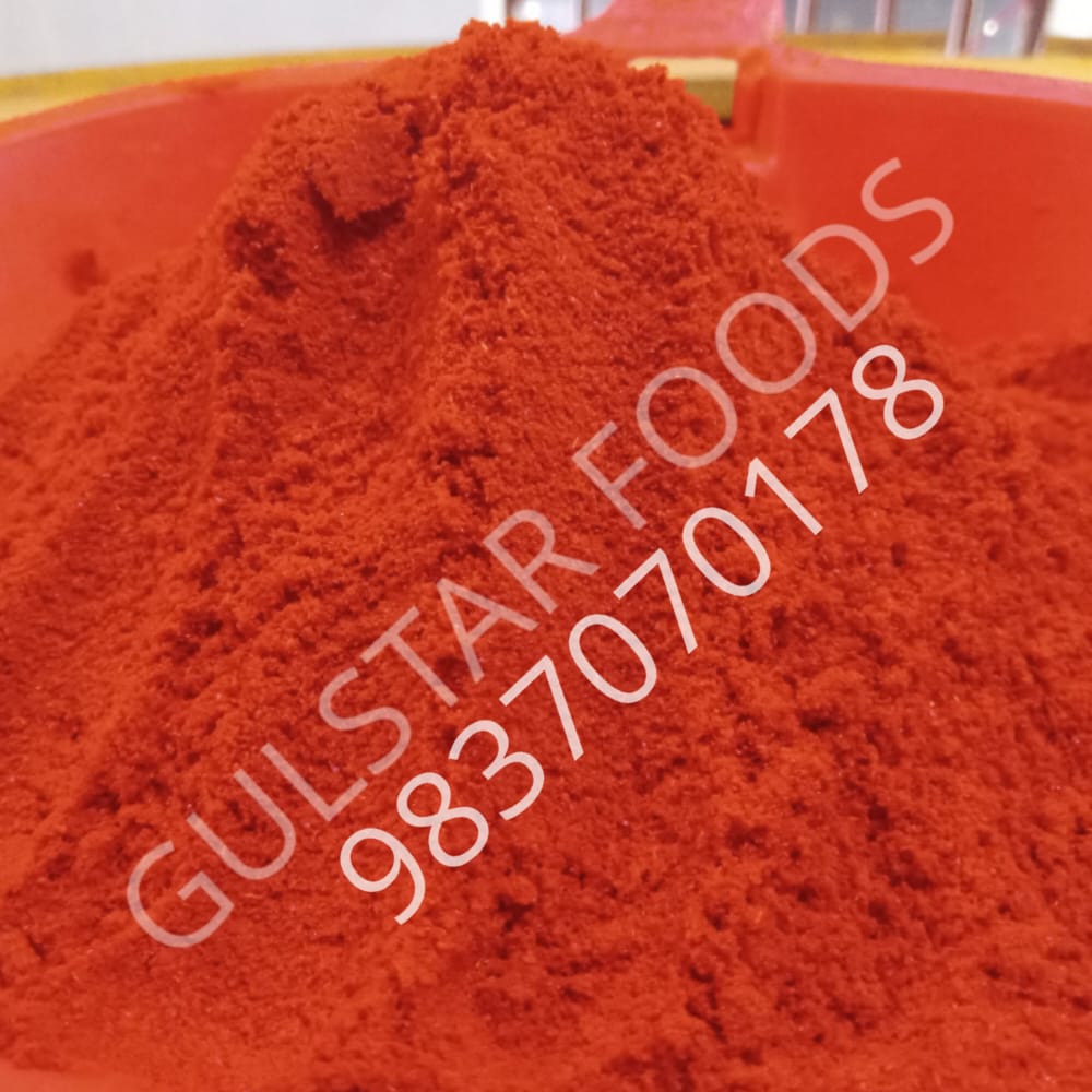 Dry Red Chilli Powder - Food Grade Powder, Red Color, 9 Months Shelf Life, Store In Dry Place