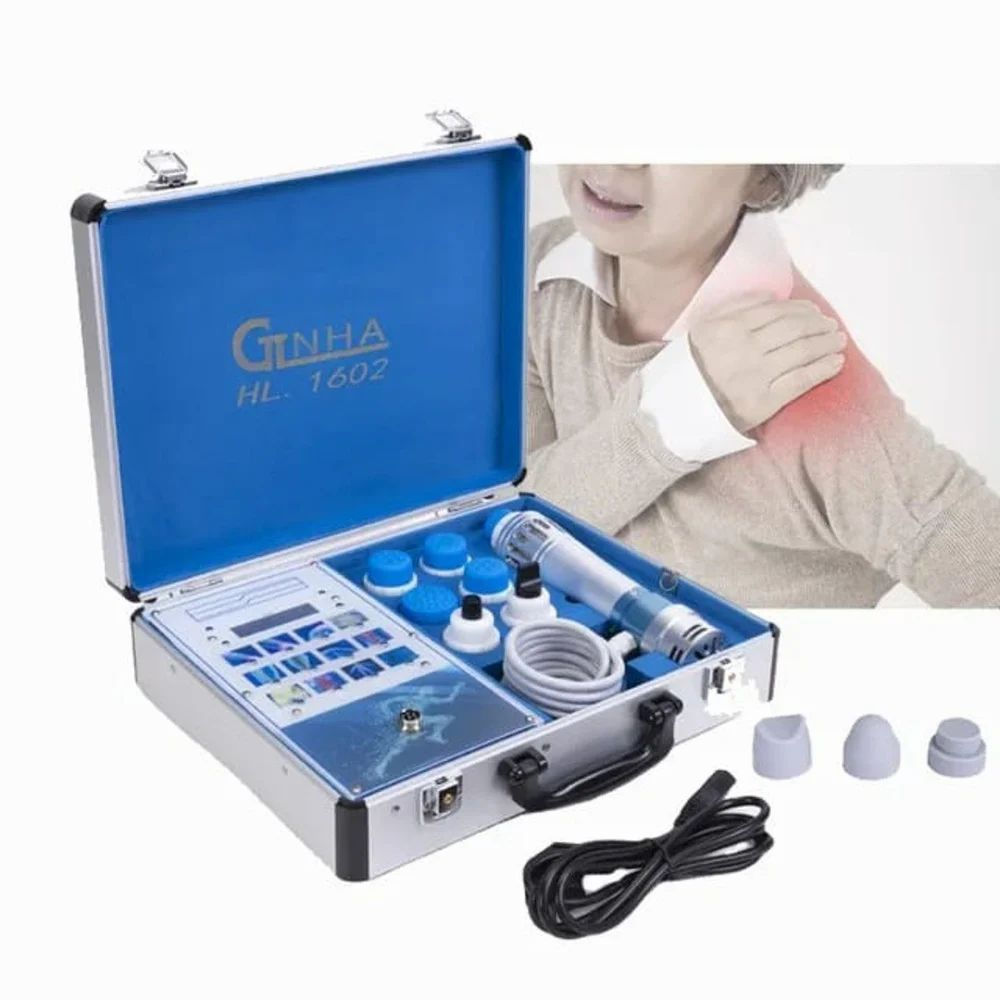 Electromagnetic Shockwave Therapy Portable ESWT Device Digital Touch Screen Shockwave Machine