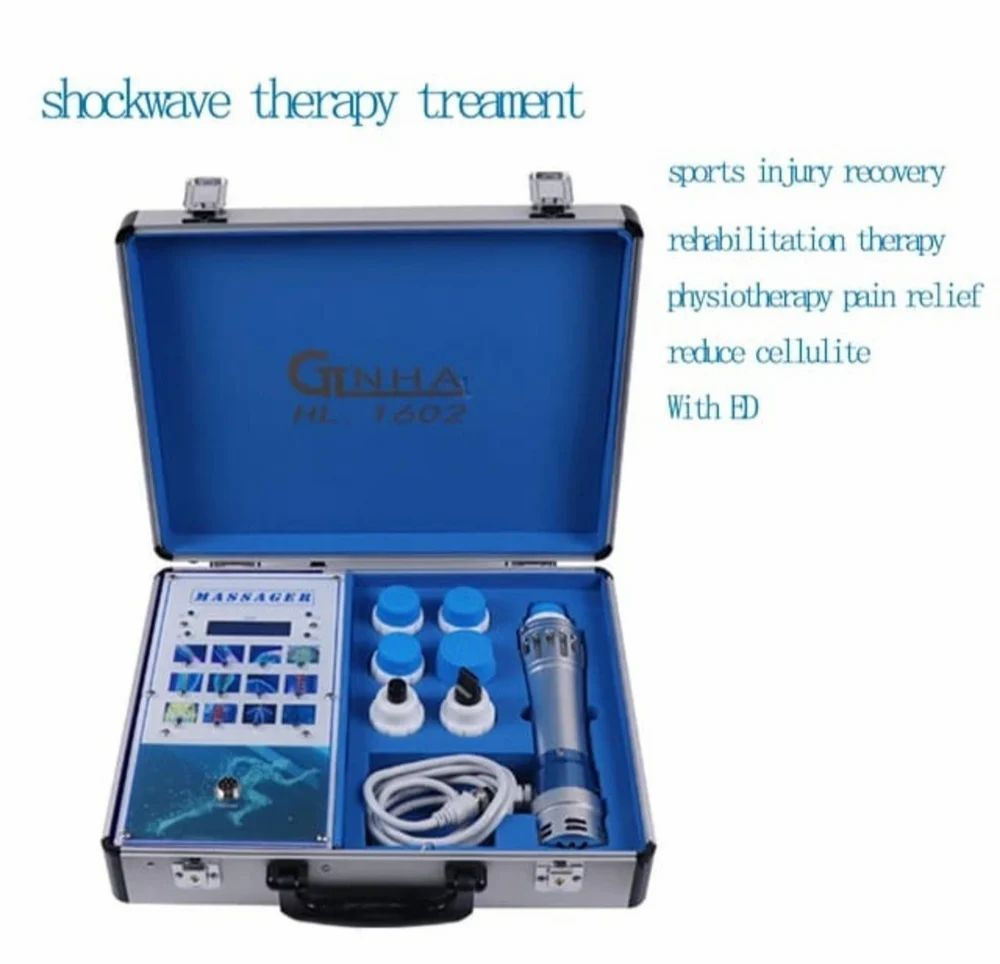 Electromagnetic Shockwave Therapy Portable ESWT Device Digital Touch Screen Shockwave Machine