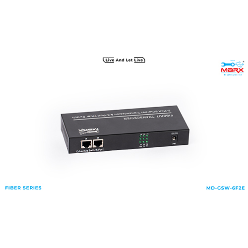 Marx Media Converter 1000Mbps - 6 SC + 2 RJ45 - SM single fiber - 20KM (For Hdmi IP Fiber Extender)