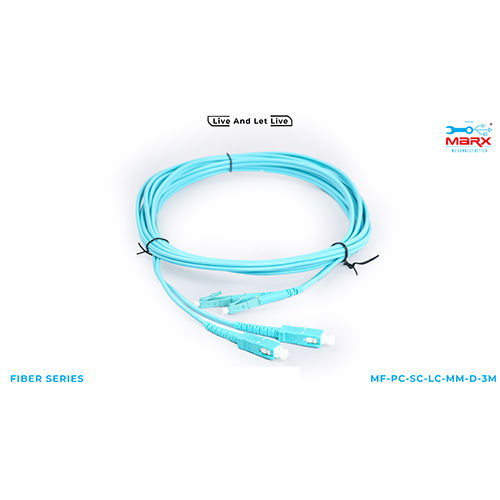 Marx Fiber Patch Cord - Sc-Lc - Mm - Duplex - 3Mtr - Color: Blue