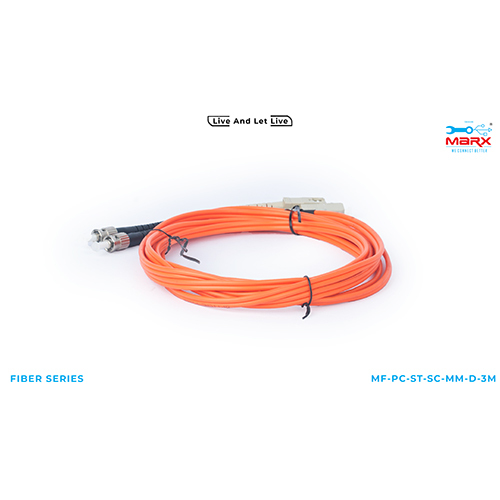 Marx Fiber Patch Cord - St-Sc - Mm - Duplex - 3Mtr - Color: Orange