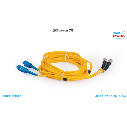 Marx Fiber Patch Cord - ST-SC - sm - Duplex - 3mtr