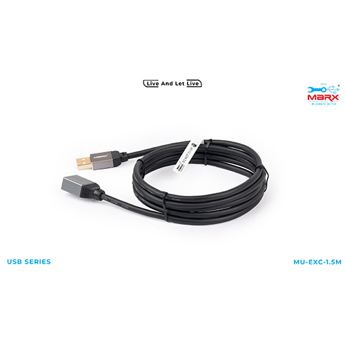 Marx Usb Extension Cable 1.5Mtrs - Dimension (L*W*H): L-1.5  Meter (M)