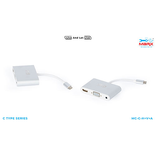 Marx C To Hdmi+Vga+Audio