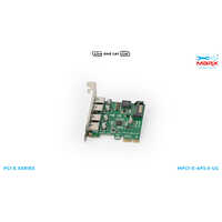 Marx Pci Express 4 Port Usb Card - Plastic, Metal | Industrial Application, 220 Volt Output, Warranty Included