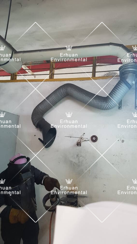 Erhuan solder extraction arms/welding fume extraction hood/fume sucking hose