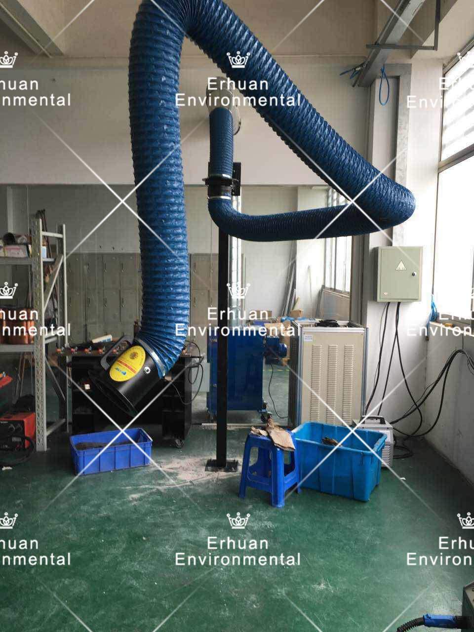 Erhuan solder extraction arms/welding fume extraction hood/fume sucking hose