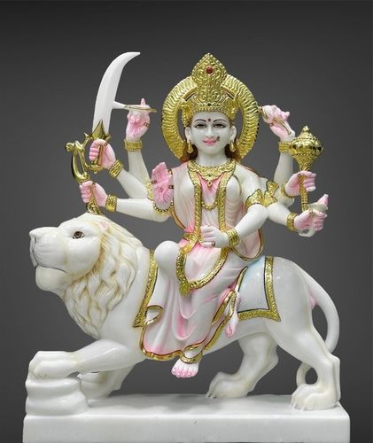 Marble Durga Statue & Murti