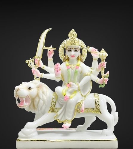 Marble Durga Mata Moorti