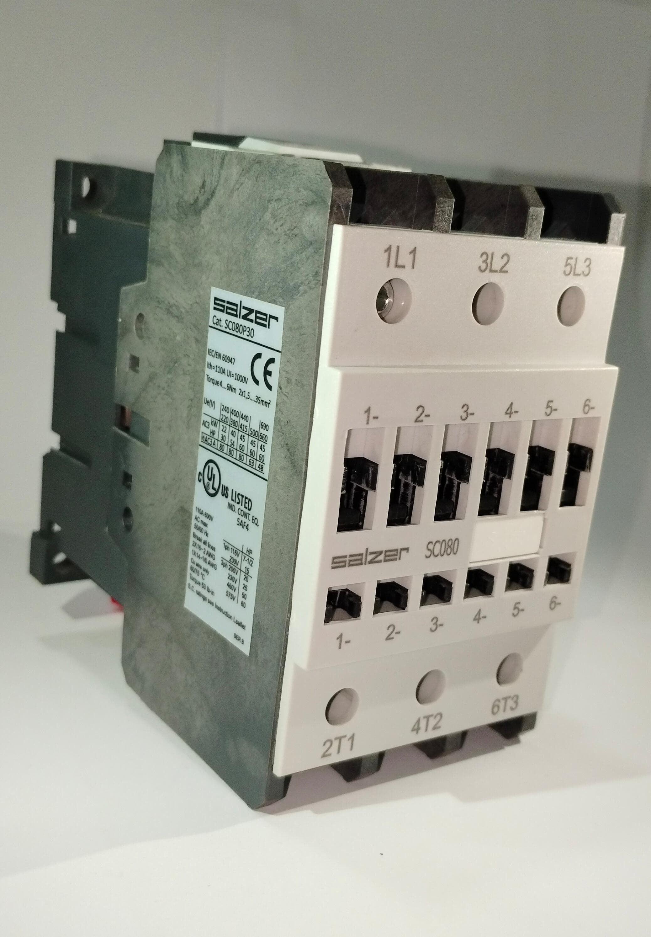 CONTACTOR 105A AC 3POLE SC105P3011A415BL -  SALZER