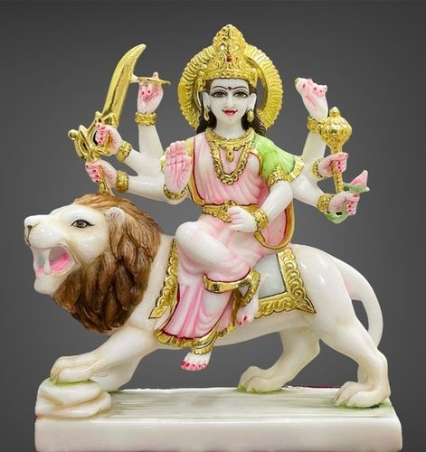 Durga Mata Marble  Statue