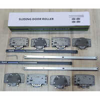 Sliding Door Roller - Stainless Steel, Standard Size, Silver Color - Modern Design For Industrial Applications, Smooth Track Movement