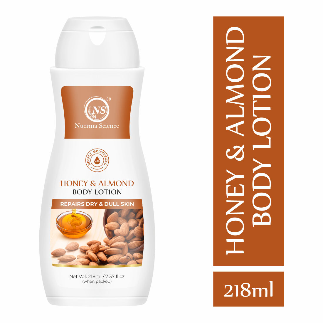 Nuerma Science Honey Almond Advanced Nourishing Body Lotion - 218ml