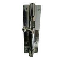 4 Inch Ms Tower Bolt - High-quality Ms Material, 4 Inch Size, Silver Chrome-plated Finish, Quenched For Enhanced Durability | Ideal Door Fitting Solution