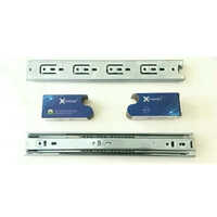 6 Inch Telescopic Channel - Zinc Material, 6 Inch Length, Silver Color | Modern Design For Versatile Industrial Drawer Systems