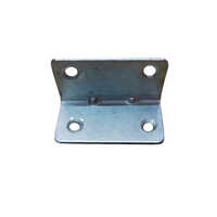 4mm Mild Steel Corner - V-shaped, Silver - Polished Finish, Industrial Usage, Versatile Bracket For Strong Corner Reinforcement