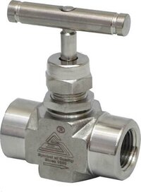 Stainless Steel 304 Needle Valve - Panel Mounting, Round Shape, Welding Connection, Smooth Flow Control