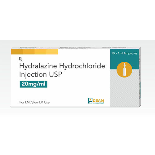 Liquid Hydralazine Hydrochloride Injection Usp