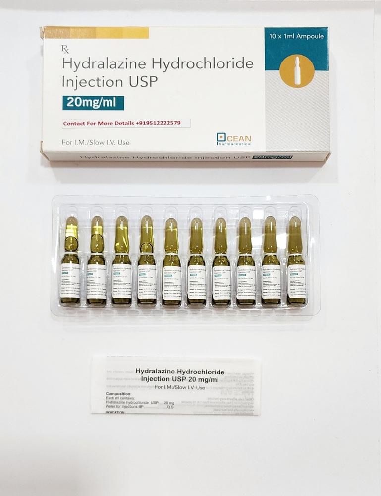 Liquid Hydralazine Hydrochloride Injection Usp