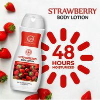 Nuerma Science Strawberry Body Lotion  24 Hr Nourishing Body Lotion for Women & Men ( 218ml)