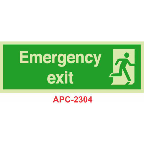 EMERGENCY EXIT APC-2304