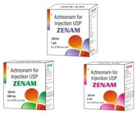 Aztreonam Injection - Liquid Formulation For Bacterial Infections | Safe For Children And Teenagers, Recommended Dosage By Doctor, Store In Cool & Dry Place