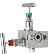 Ss 304 2way Manifold Valve - Color: Silver