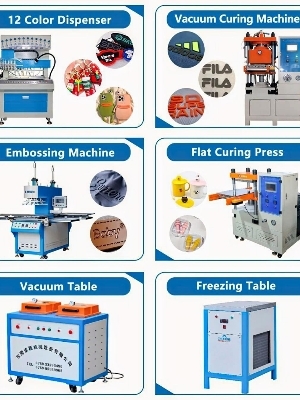 Automatic Pvc Rubber Garment Label Making Machine - Color: Multicolor