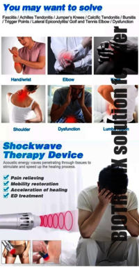 Portable Digital Touch Screen Physiotherapy Treatment, For Hospital, Radial shockwave therapy