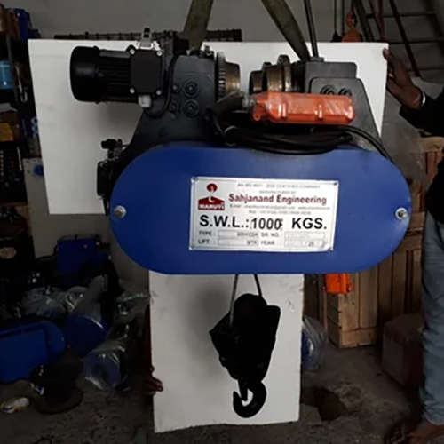1 Ton Capacity Electric Wire Rope Hoist