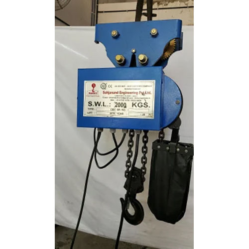 2 Ton Electric Chain Hoist With Trolley