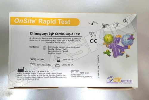 CTK Biotech OnSite Chikungunya IgM Combo Rapid Test