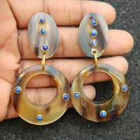 Buffalo Horn Earrings - Gender: Women