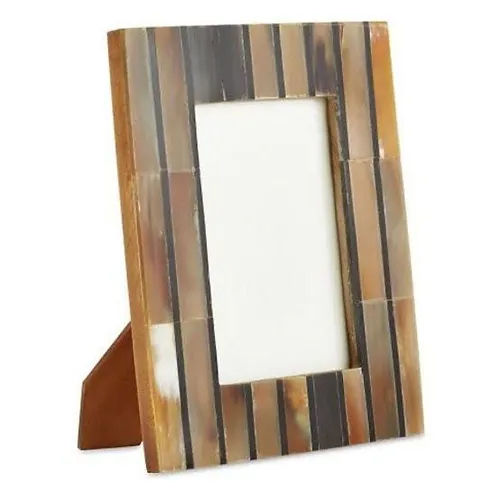 Buffalo Horn Photo Frame