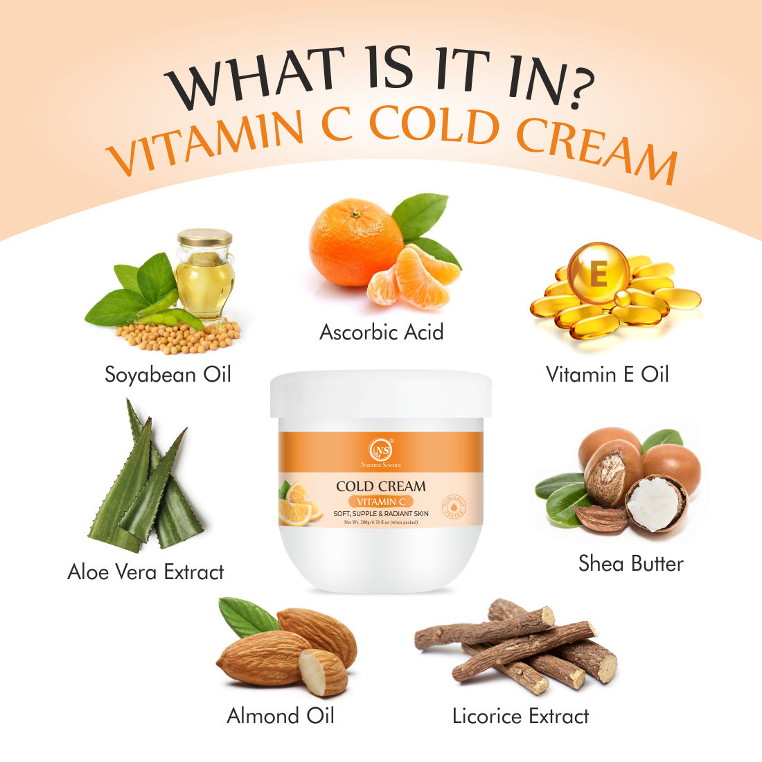 Nuerma Science Vitamin C Cold Cream   (200 g)