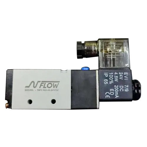 5/2 Single Solenoid Valve - Application: Industrial