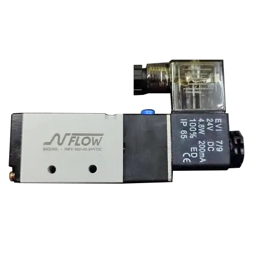 Spring Return 5/2 Solenoid Valve