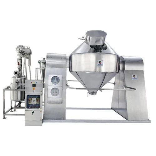 Silver Roto Double Cone Vacuum Dryer