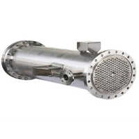 Shell And Tube Heat Exchanger - Color: Silver
