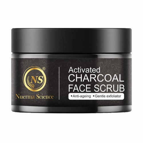 Nuerma Science Activated Charcoal Scrub For Exfoliating Detoxifying Dead Skin Cells (100gm)